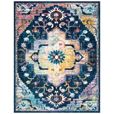 SAFAVIEH Crystal CRS501H Navy / Fuchsia Rug