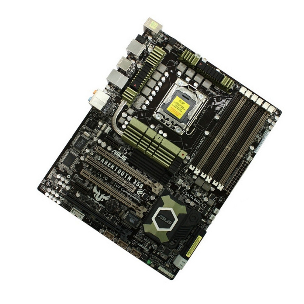 マザーボード ASUS SABERTOOTH X58 i7 965XE 12GB FOR ASUS SaberTooth X58 Desktop Motherboard ATX LGA1366 DDR3 2