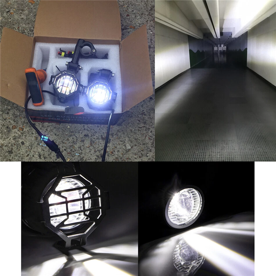 Luzes auxiliares de direção de lâmpada de neblina de LED adequadas para BMW K1600 R1200GS R1100GS F700GS - Imagem 4 de 4