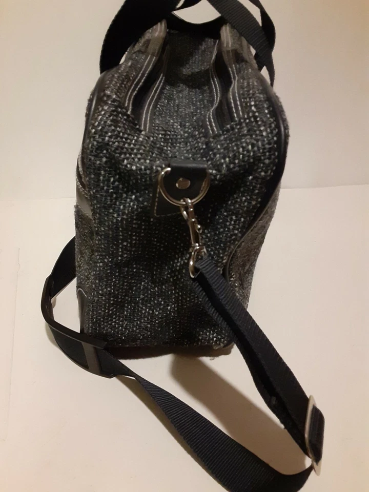 Bolso de Mano de Viaje Jaguar De Colección Bolso de Hombro Material Tweed Negro/... Foto 3 de 4