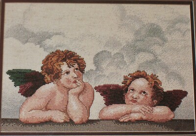 HEAVENLY CHERUBS Counted Cross Stitch Kit GREAT BIG GRAPHS #20-996