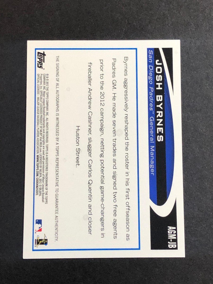 Josh Byrnes Baseball