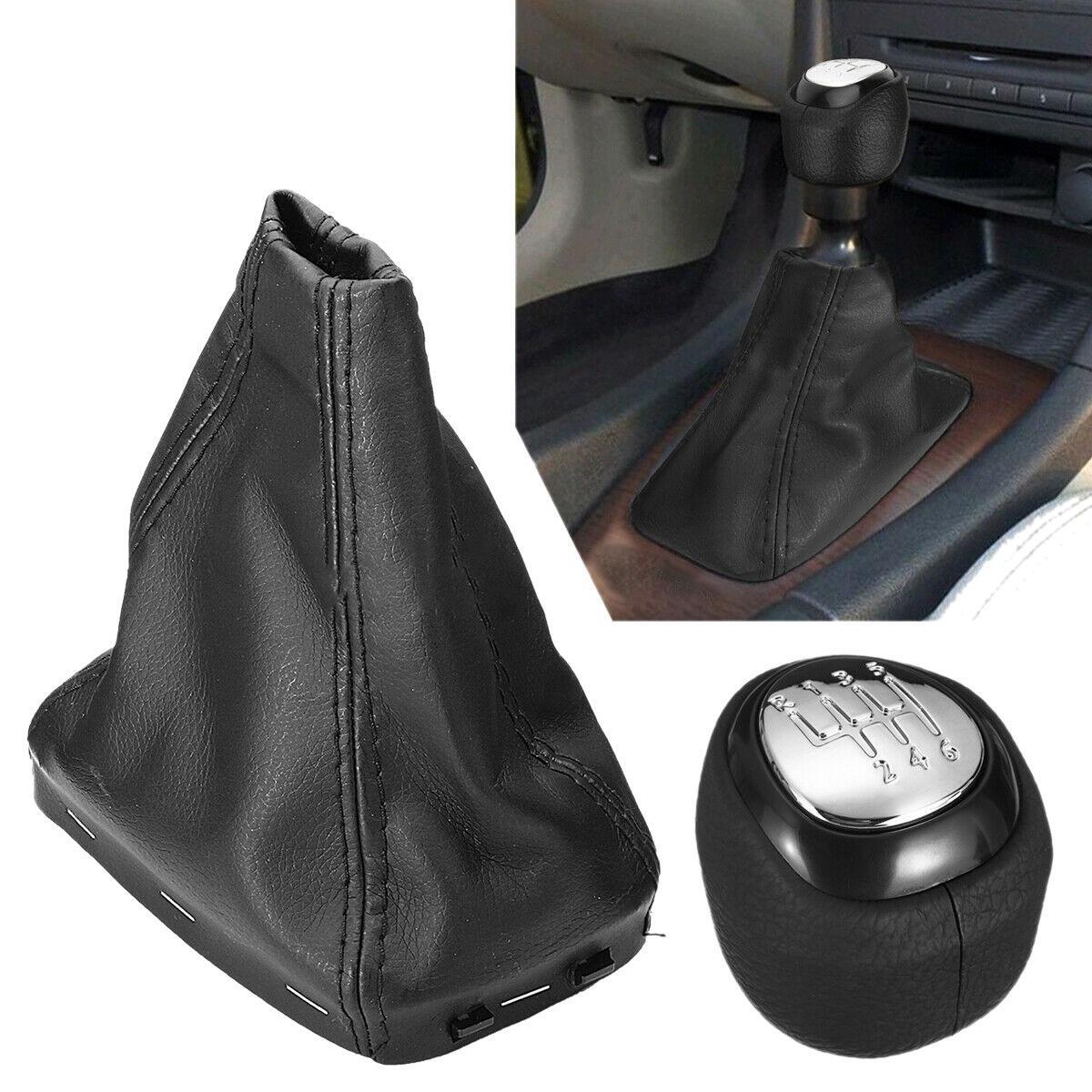 6 Speed Gear Shift Knob Leather Lever Shifter SAAB 93 93 SS 20032012