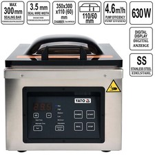 YATO Vakuumkammer Verpackungsmaschine 300mm 630W Sous-Vide Vakuumgaaren YG-09317