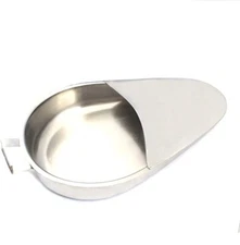 BED PAN FRACTURE / HOSPITAL BED PAN MALE WITH HANDLE - STAINLESS STEEL