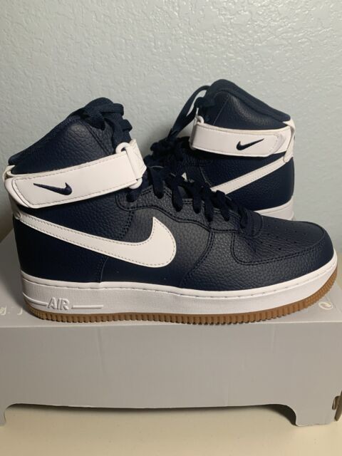 Nike Air Force 1 High '07 2 Men's Sz 10 Obsidian Blue Gum Bottom At7653 400 for sale online | eBay