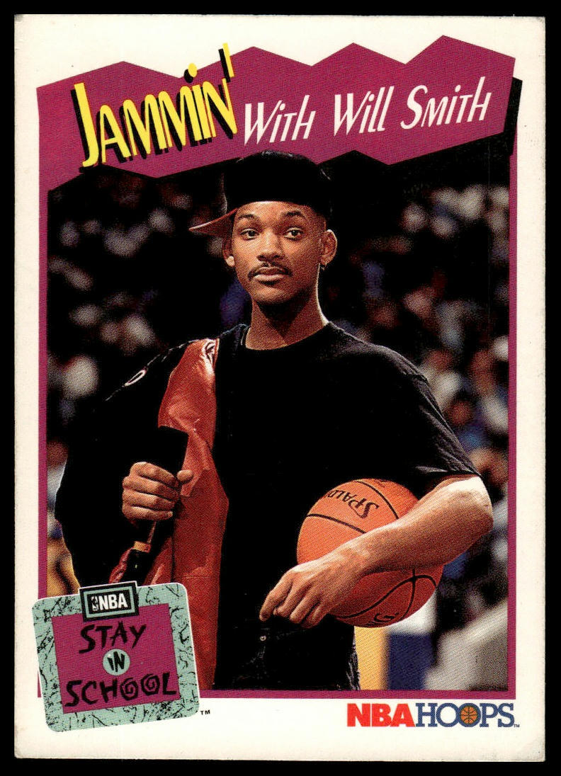 1991-92 Hoops #325 Jammin' with Will Smith