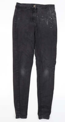 Matalan Damen Grau Baumwollmischung Skinny Jeans Größe 12 L28