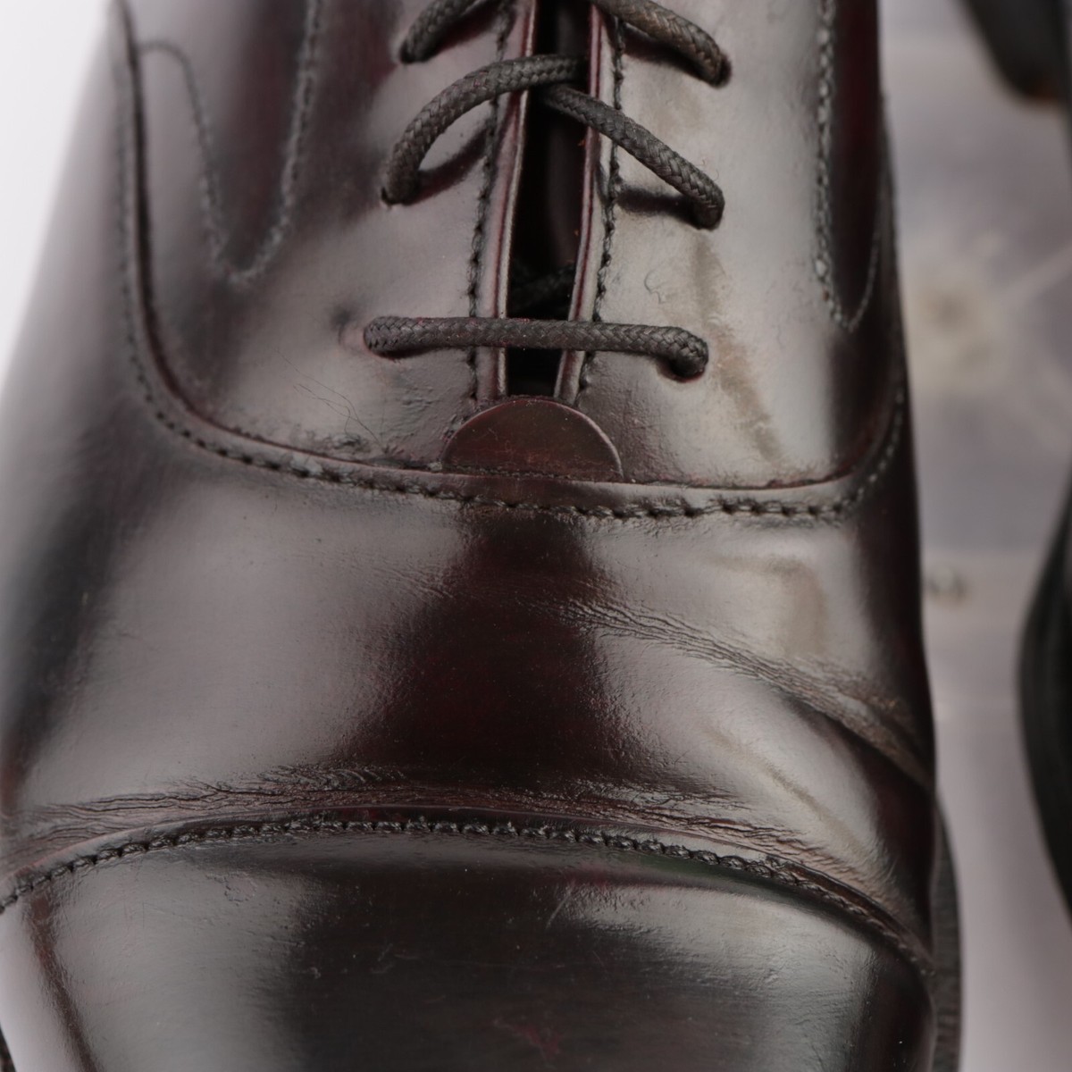 コールハーン　8.5 Vintage USA Cole Haan Mens Oxford Size 8.5 D Burgundy Leather Cap