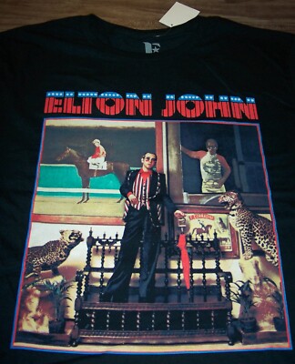 エルトン・ジョン Tシャツ XLサイズ VINTAGE STYLE ELTON JOHN T-Shirt MENS 2XL XXL NEW w/ TAG | eBay