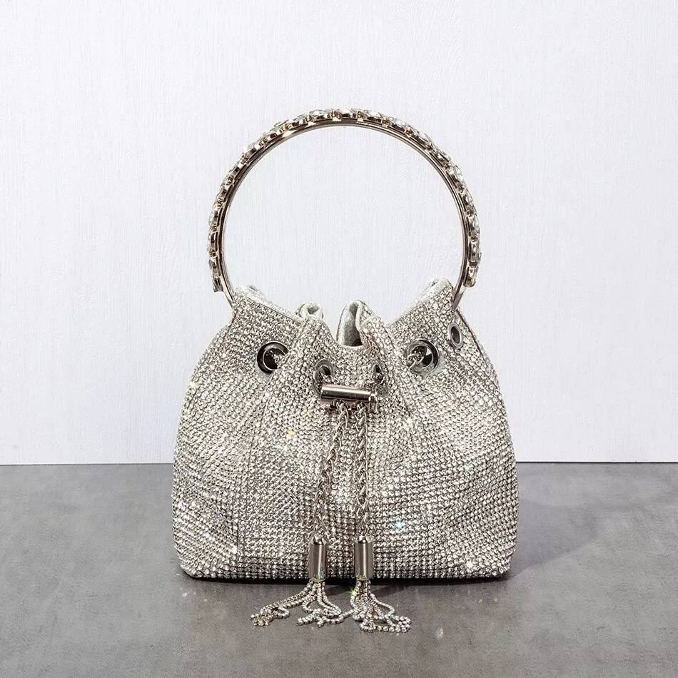 Crystal Bucket Bag