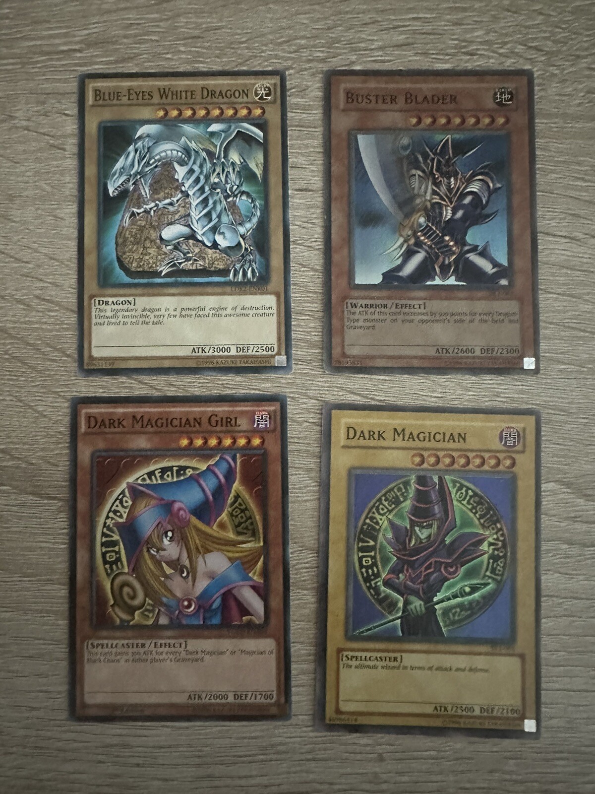 Yu-Gi-Oh Dark Magician Girl Buster Blue-Eyes White Dragon Set with Bonus Gift