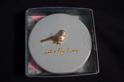 Birds of a Feather Compact Mirror ''Let's Fly Away'' Two's Company