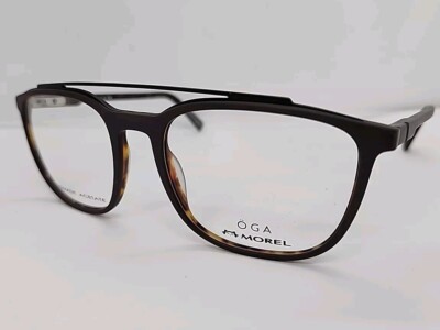 NEW Morel OGA 100960 RN08 Eyeglasses Brown/Dark Red 54-19-145