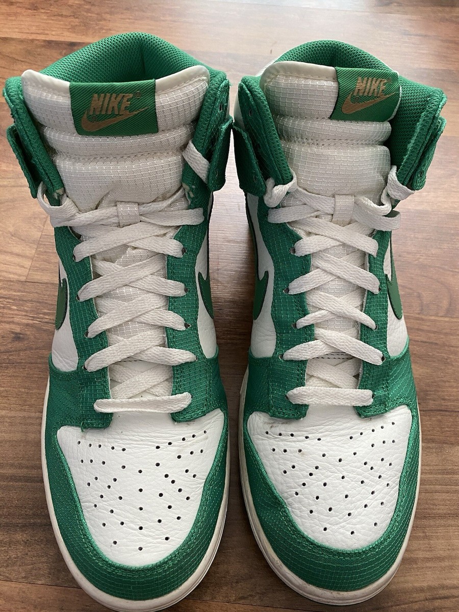 nike dunk high sail green