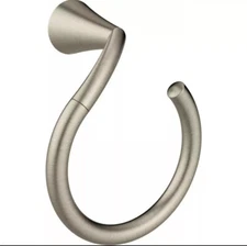 Moen YB2386BN Glyde Towel Ring in Brushed Nickel