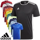 Adidas Boys T Shirt  Entrada 18 Climalite Short Sleeve Top Football Youth Junior
