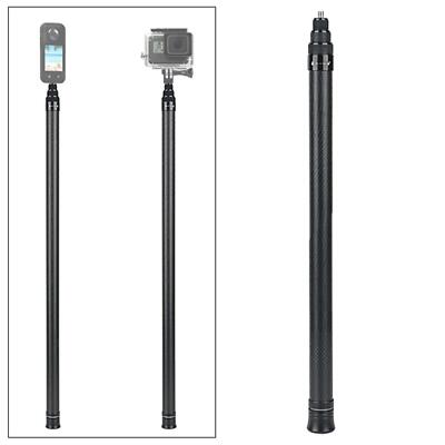 3 Meter langer Selfie-Stick Pole Kohlefaser-Einbeinstativ für