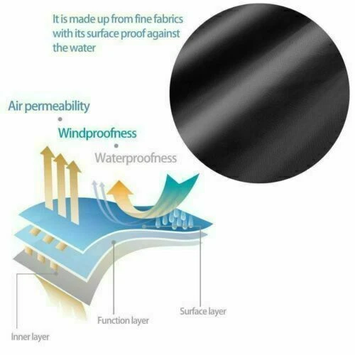 Cubierta de moto XL 190T para Kawasaki Ninja 250 300 650 R ZX6R ZX7R ZX9R Foto 3 de 4