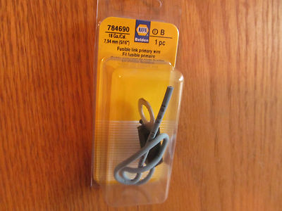 #ad NAPA Belden 18 Ga. FUSIBLE LINK WIRE 8quot; #784690 AL 67 $5.69