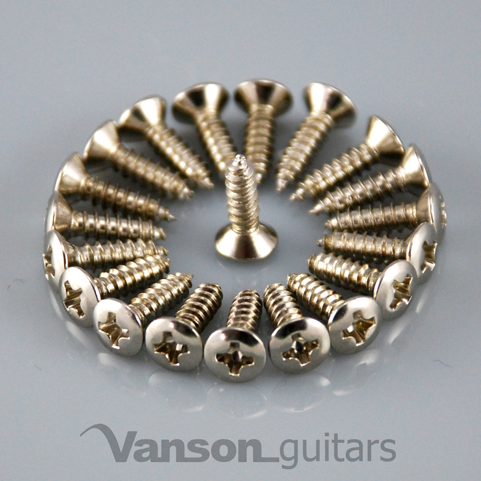 12, 25, or 50 VANSON Scratchplate Pickguard Screws for Strat®* or Tele®* guitar
