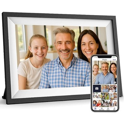 Digitaler Bilderrahmen FRAMEO WLAN 32GB Digitaler Fotorahmen 10,1 Zoll 1280x800