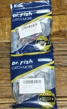 2-Packs of 10 Dr.Fish Fishing Eyes Jig Heads 1/2oz. Catch More Swim Bait Hooks 