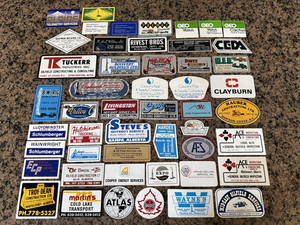 VINTAGE OILFIELD STICKER COLLECTION LOT OF 50 SERVICE DRILLING ETC 70S-80S