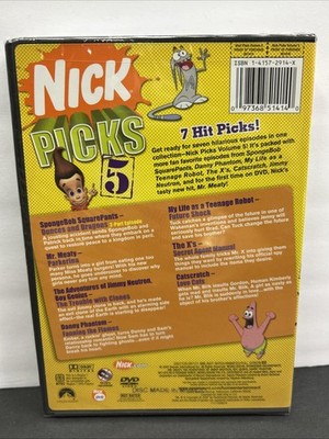 RARE OOP HTF NICK PICKS VOL. 5 NICKELODEON 2007 BRAND NEW FACTORY