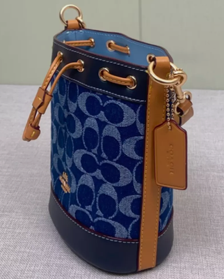 バッグ Coach Signature Patch Work Denim Bucket s-l400.jpg