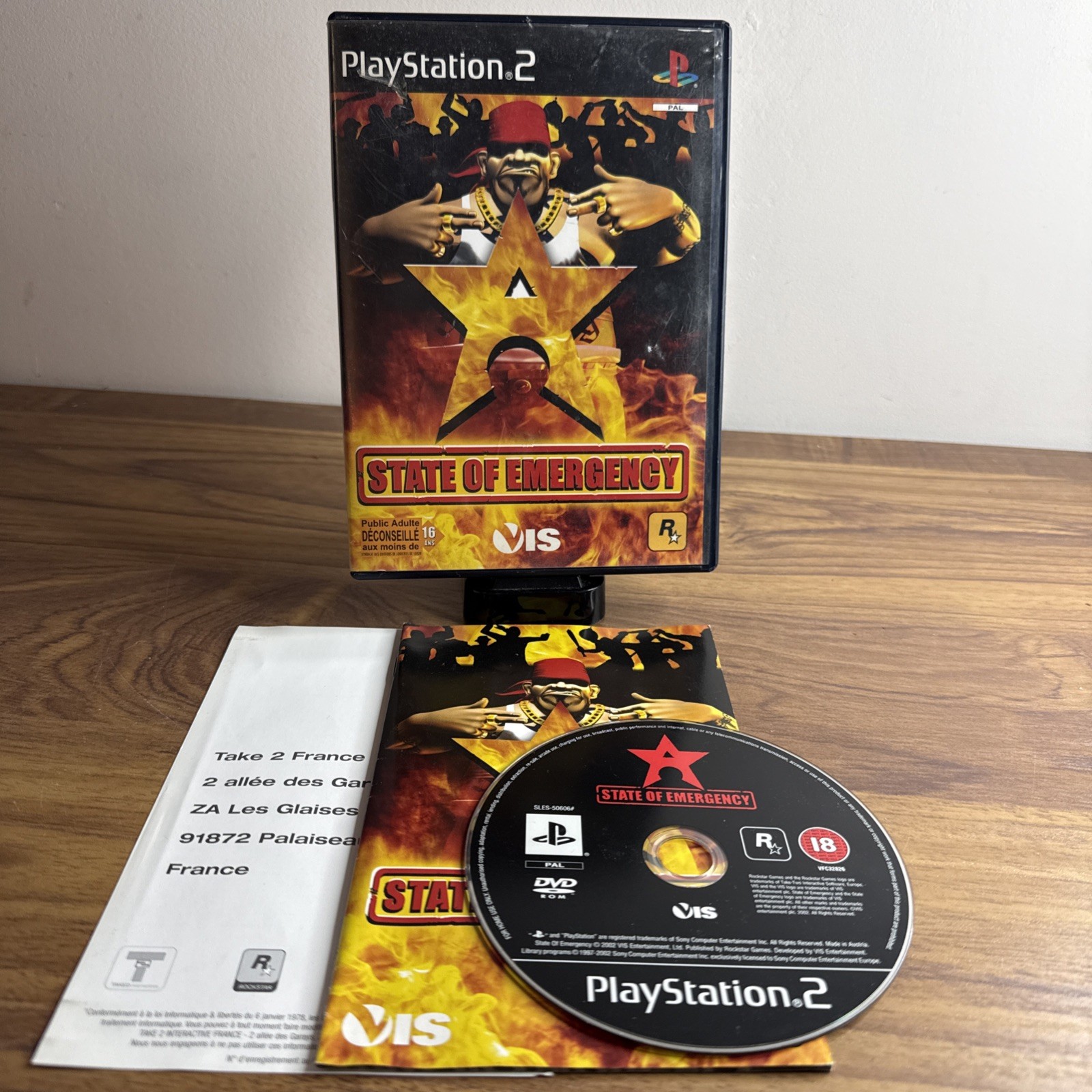 STATE OF EMERGENCY SONY PLAYSTATION 2 (PS2) PAL-FR OCCASION