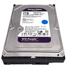 Lot of 3 Western Digital SATA 2TB 3.5" HDD | WD Purple WD23PURZ | See Photo