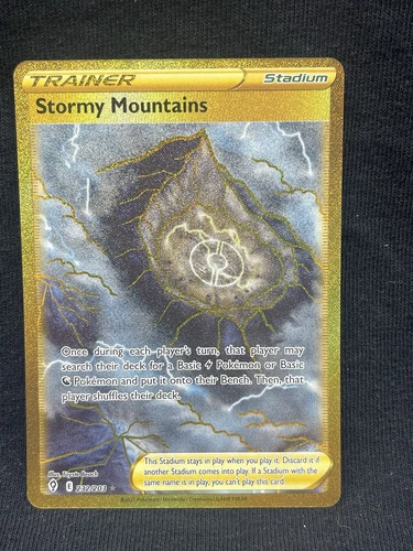Stormy Mountains 232/203 Evolving Skies 2021 English Pokémon Card
