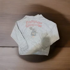 Vintage captain caveman faded sweat sweatshirt Large