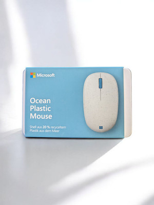 Microsoft Ocean Plastic Mouse, Bluetooth Maus
