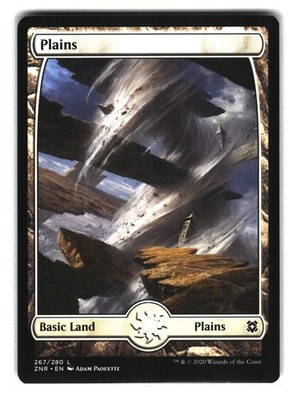 Plains 267/280 Full Art Basic Land MTG Zendikar Rising ZNR NM