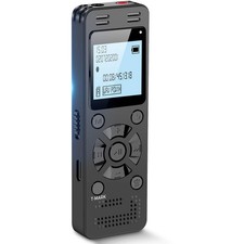 128GB Digital Voice Recorder for Lectures Meetings - 9296 Hours Voice Activat...