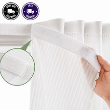 No Drill Vertical Blind White Privacy Window Blind  Balcony Bay Window 1PC