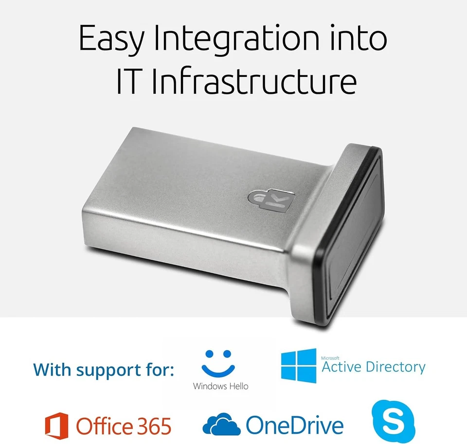 Kensington VeriMark IT - USB Fingerprint Reader / Fingerprint Scanner for Window - Image 3 of 4
