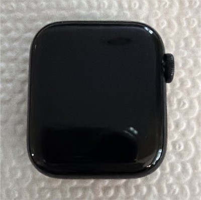 Apple Watch Series 4 44mm GPS Black Aluminum Case Silicone Band 16GB Heart Rate