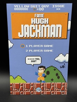 HUGH JACKMAN MATTHEW WAITE 8-BIT SIGNED W/COA 125