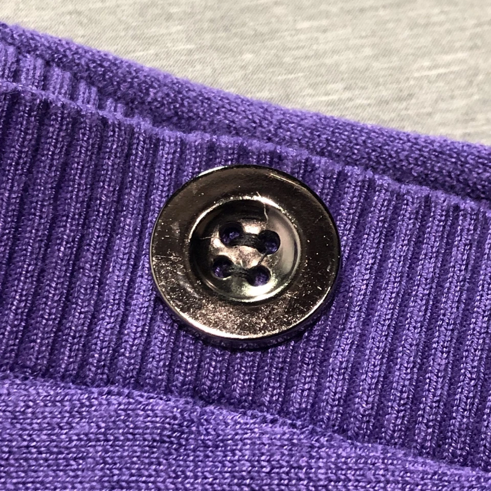 Sudadera Dress Barn Para Mujer XL Femenina Minimalista Oficina Salón Indie Púrpura Foto 4 de 4