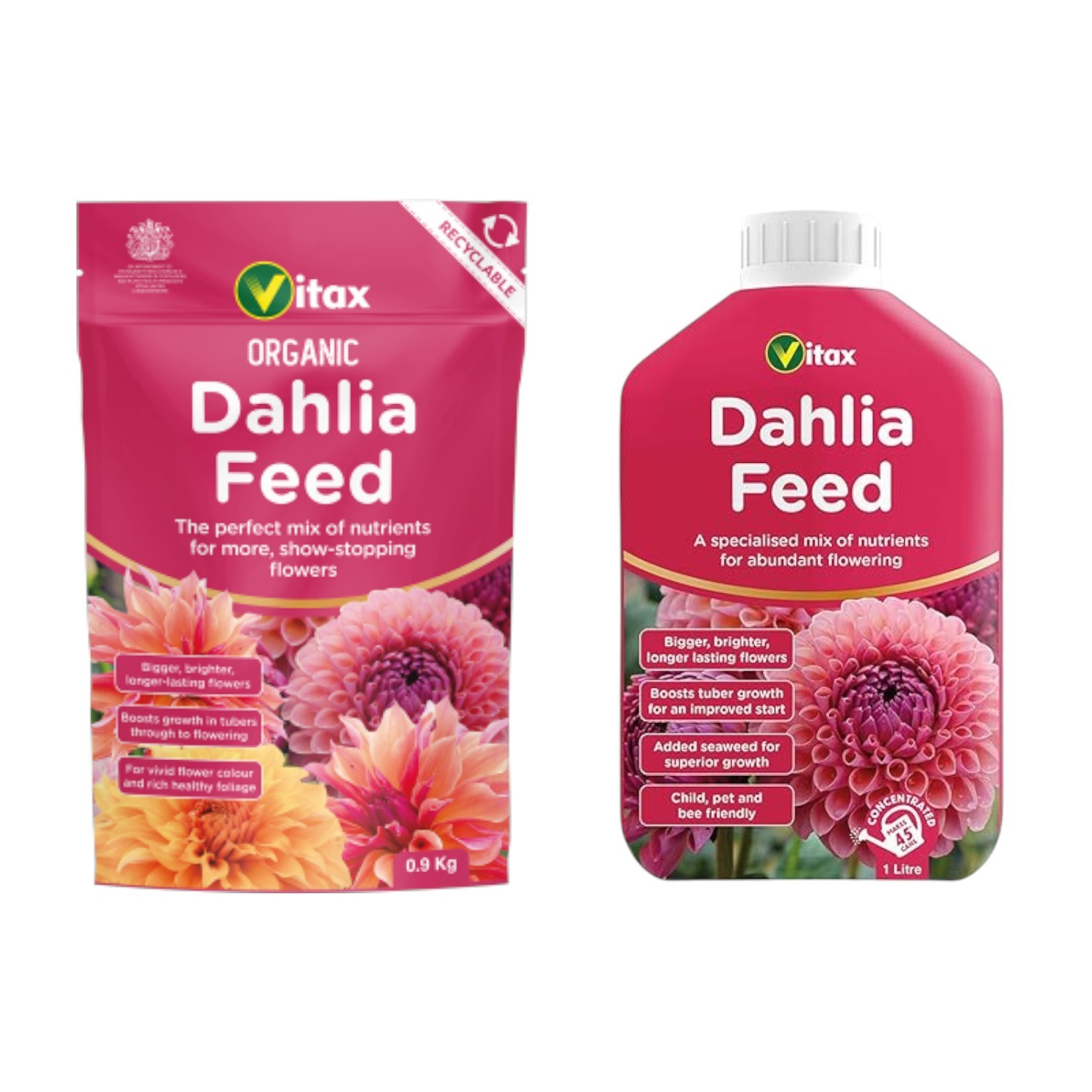 B&Q -  Dahlia Feed 0.9Kg & Liquid Concentrated Dahlia Feed 1L For Vibrant Blooms - Image 2