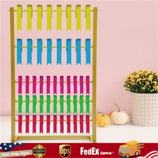 5Tier Freestanding Ribbon Organizer Rack 5 Tier Organizer Metal Ribbon Holder US