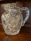 Libbey KIMBERLY pitcher Libbey catalog American Brilliant cut glass Hawkes era