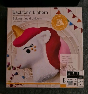 Birkmann Einhorn Backform  Motivbackform   Einhorn Kuchenform Kindergeburtstag