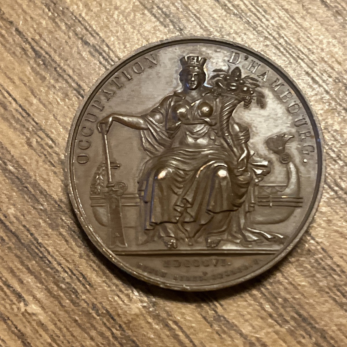1806 France Napoleon I - Occupation of Hamburg (Bramsen-549