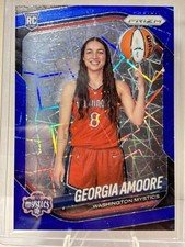 2025 Panini Prizm WNBA Georgia Amoore Blue Velocity Prizm Rookie RC Variation 🔥
