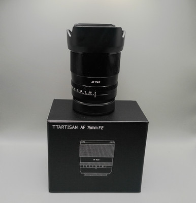 TTArtisan 75mm F2 Auto Focus Full Frame Portrait Lens for Sony E-mount Cameras