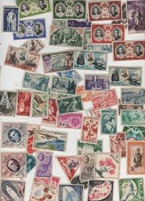 Monaco Assorted ot of 60 stamps   Mint /MLH 03/25/2026